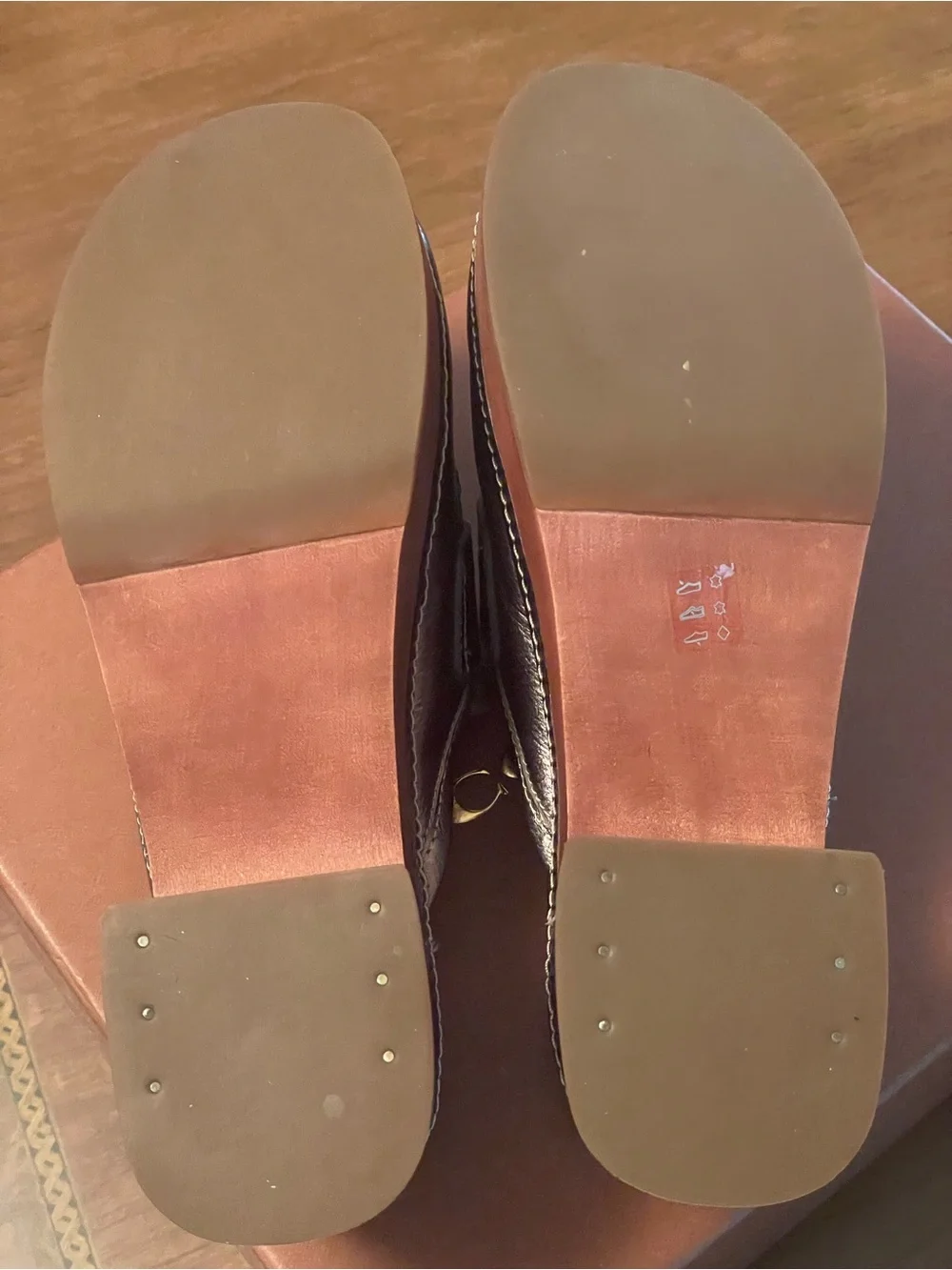 Coach 2016 collection Adrienne Metallic Tambled Gunmetal Leather Platform Clogs